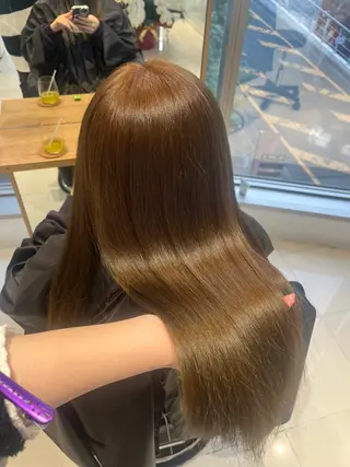 ロング カラー 🎀透明感 カラー🎀ミズキのヘアスタイル