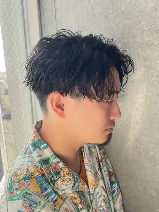 パーマ メンズ メンズモテパーマ💙 fuwaのヘアスタイル