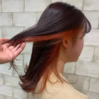 カラー Hair Resort Noble(ヘアリゾートノーブル)所属・オオヤ カナのヘアスタイル