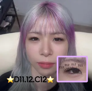 マツエク・マツパ Lesherima 【amiri】のマツエク・マツパデザイン