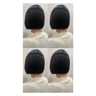 ショート カラー 店長✨レイヤー✖️ 髪質改善✖️韓国ヘアのヘアスタイル