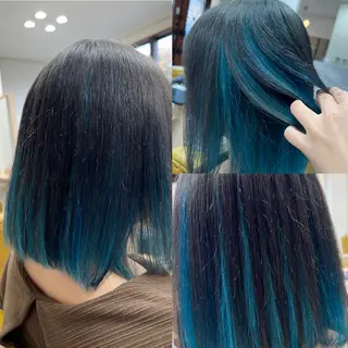 ミディアム 松本 菜那のヘアスタイル