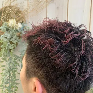 カラー パーマ ヘアアレンジ メンズ メンズパーマ特化🔥 ツイスパ/シャドウのヘアスタイル