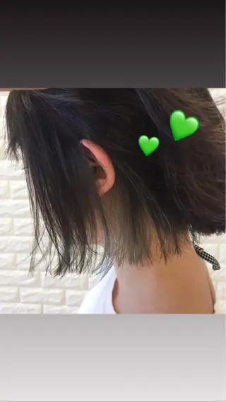 ショート 似合わせ.ﾍｱｾｯﾄ 得意🌹井上美沙のヘアスタイル