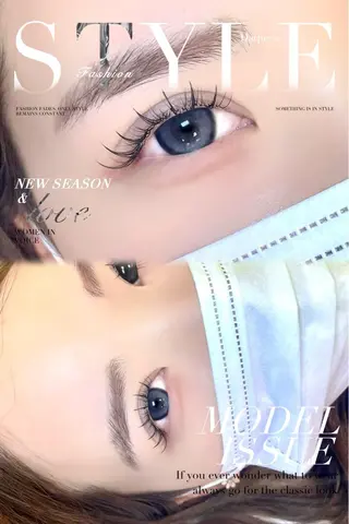 マツエク・マツパ 大阪梅田 SAKI 韓国風束感まつ毛のマツエク・マツパデザイン