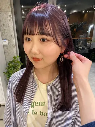 カラー 今福 彩海のヘアスタイル