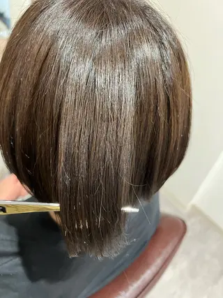 ミディアム カラー 井上 美春のヘアスタイル