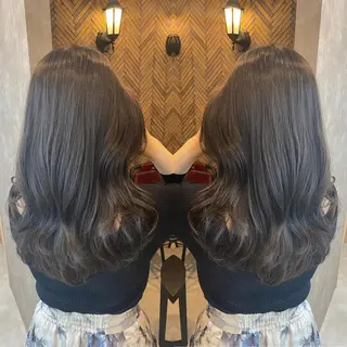 ロング カラー tocca 💜石田愛結💜のヘアスタイル