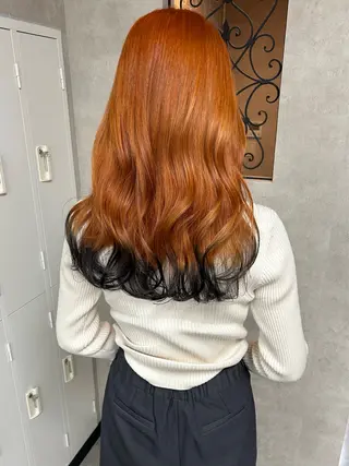 ロング カラー LUNON/田河優花 /デザインカラーのヘアスタイル