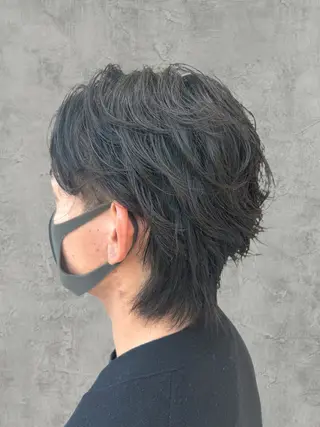 パーマ メンズ パーマ/ハイトーン 🌀中川航亜🌀のヘアスタイル