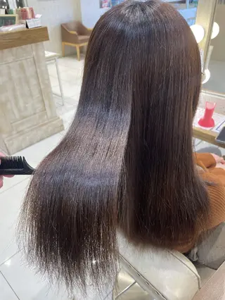 ロング 縮毛矯正💎/ 美髪ストレート🫧のヘアスタイル