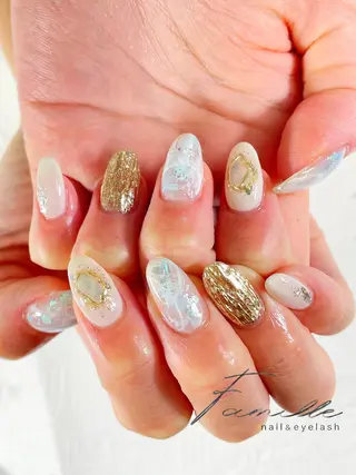 ネイル nail&eyelash Famille池袋東口店所属・Tanaka Nailistのネイルデザイン