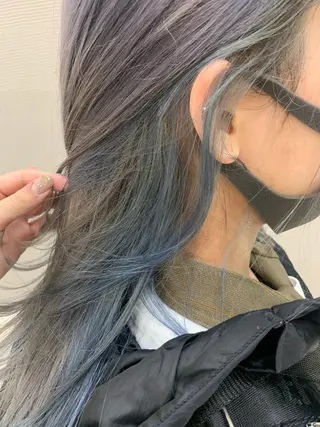 ロング カラー きど さやかのヘアスタイル