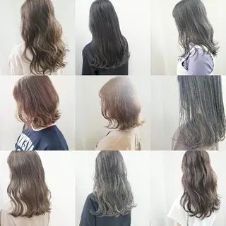 カラー ロング レイヤーカット/ ウルフカット/大橋 のヘアスタイル