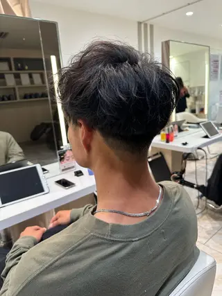 パーマ メンズ 波巻パーマ/毛流れ パーマ☘️りゅうせいのヘアスタイル