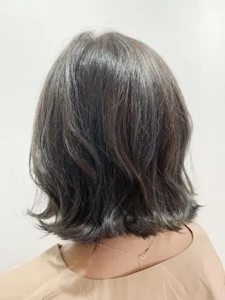 ミディアム カラー 蛯名 ユウジのヘアスタイル