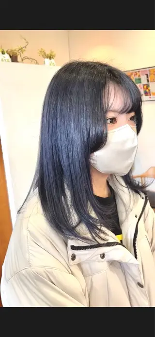 セミロング ショート ボブ横山真樹のヘアスタイル