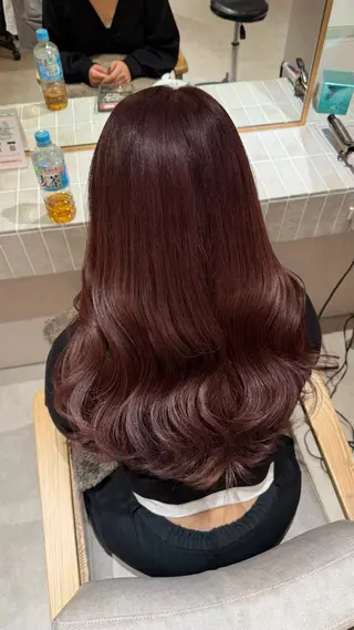 ロング カラー little lulu 梅田所属・高橋 さやかのヘアスタイル