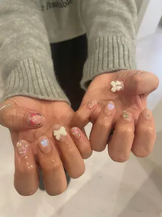 ネイル 束感まつ毛/ネイル/ LED♥KIRARAのマツエク・マツパデザイン