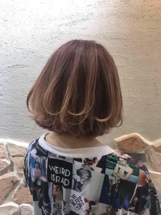 ショート カラー エリアNo.1カラー ⭐️hikaru⭐️のヘアスタイル