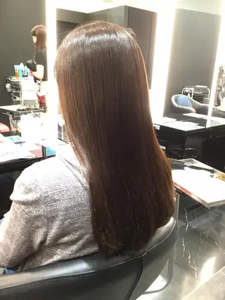 ロング カラー Annon プライベートサロンのヘアスタイル