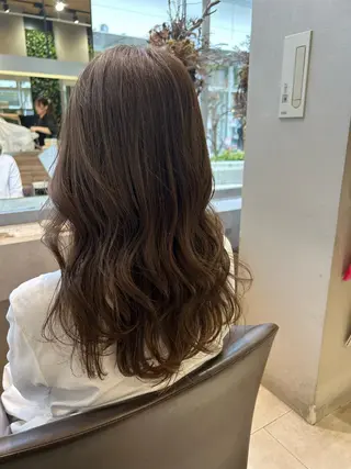 セミロング 透明感カラー♡ Mahoのヘアスタイル