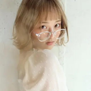 ショート カラー パーマ ヘアアレンジ メンズ キッズ ChuDuck所属・ケアブリーチ×ハイト ーン専門/SHOTAのヘアスタイル