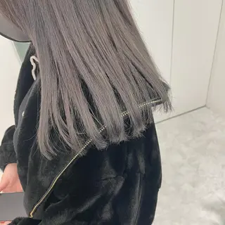 セミロング カラー 💗🤍透明感カラー 🤍💗kanonのヘアスタイル