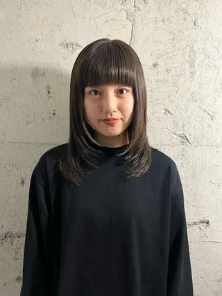 セミロング Kawano Kaito🟢のヘアスタイル