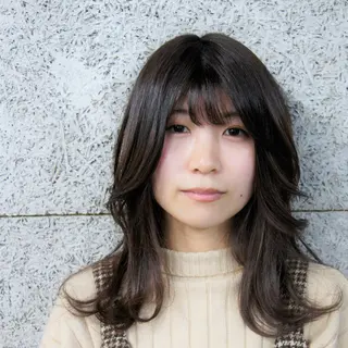 セミロング カラー terra✂️川嶋 大輔のヘアスタイル