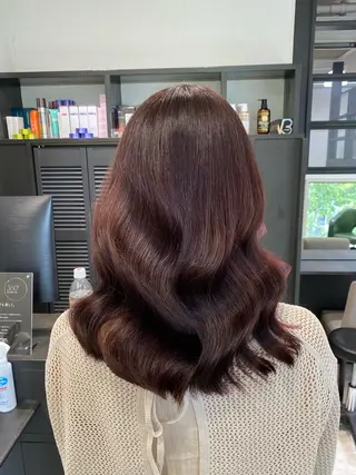 ミディアム カラー jill by gisel＿奥家のヘアスタイル
