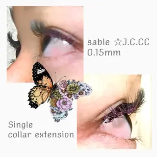 カラー マツエク・マツパ eyelash salonLoopꨄのマツエク・マツパデザイン