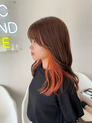 セミロング SUNC🍀大熊 花奈絵🍀のヘアスタイル