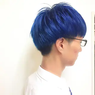 ショート カラー メンズ ショートボブ縮毛矯正 髪質改善のプロ山道潤のヘアスタイル