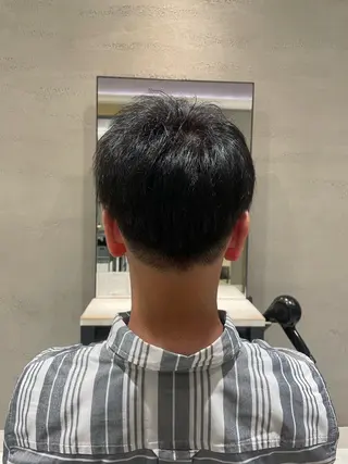 メンズ 頭から整える美容師 松田のヘアスタイル