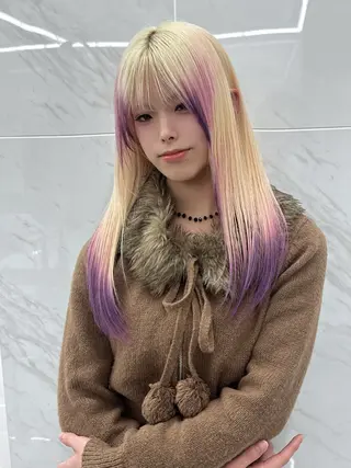 セミロング カラー kiti Sakae所属・栄美容師/kiti /ボブ/ケントのヘアスタイル