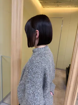 ショート カラー 伶風/ボブ/ ヘーゼルベージュのヘアスタイル