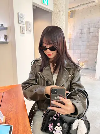 ロング haco＋所属・圧倒的デザイン力 店長🎨RENAのヘアスタイル