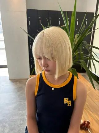 ミディアム 🧋ミルクティーカラ ー🧋特化小林拓登のヘアスタイル