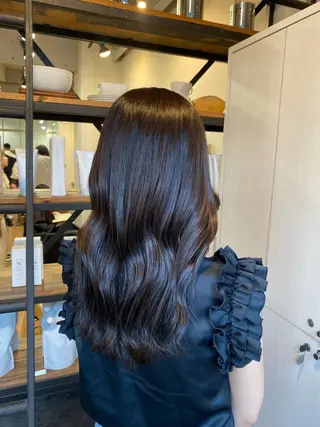 ロング つじ みさきのヘアスタイル