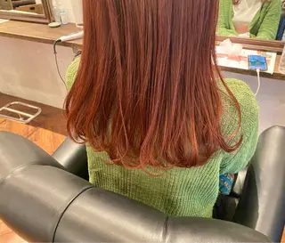 セミロング カラー 🌈🌸あおき みちる🌟💗のヘアスタイル