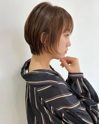 ショート カラー テトネ タカシのヘアスタイル