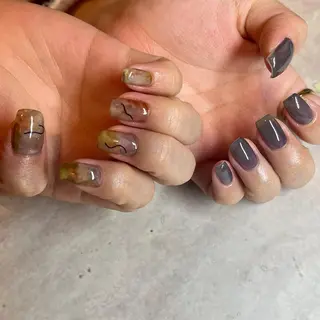 ネイル フリーランス¨̮⃝ ネイリストOKADAのネイルデザイン