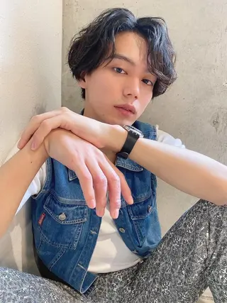 メンズ メンズパーマ特化 荻田知也のヘアスタイル