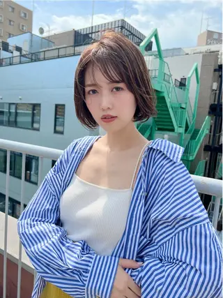 ショート カラー L.E.M泉中央店長 小野寺優斗のヘアスタイル
