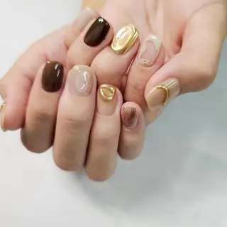 ネイル みよし市 nail salon*pomnal.co所属・Shimada Harukaのネイルデザイン
