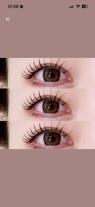 マツエク・マツパ memoto 北花田のマツエク・マツパデザイン