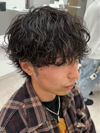 パーマ メンズ 🍐シャドウパーマ メンズ特化/守岡🍐のヘアスタイル