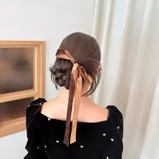 ロング ヘアアレンジ 褒められヘアメイク /‎ボブ女子🐶みおのその他イメージ