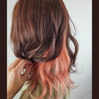 セミロング カラー HAIRMAKE y21青葉台所属・鈴木 那由人のヘアスタイル